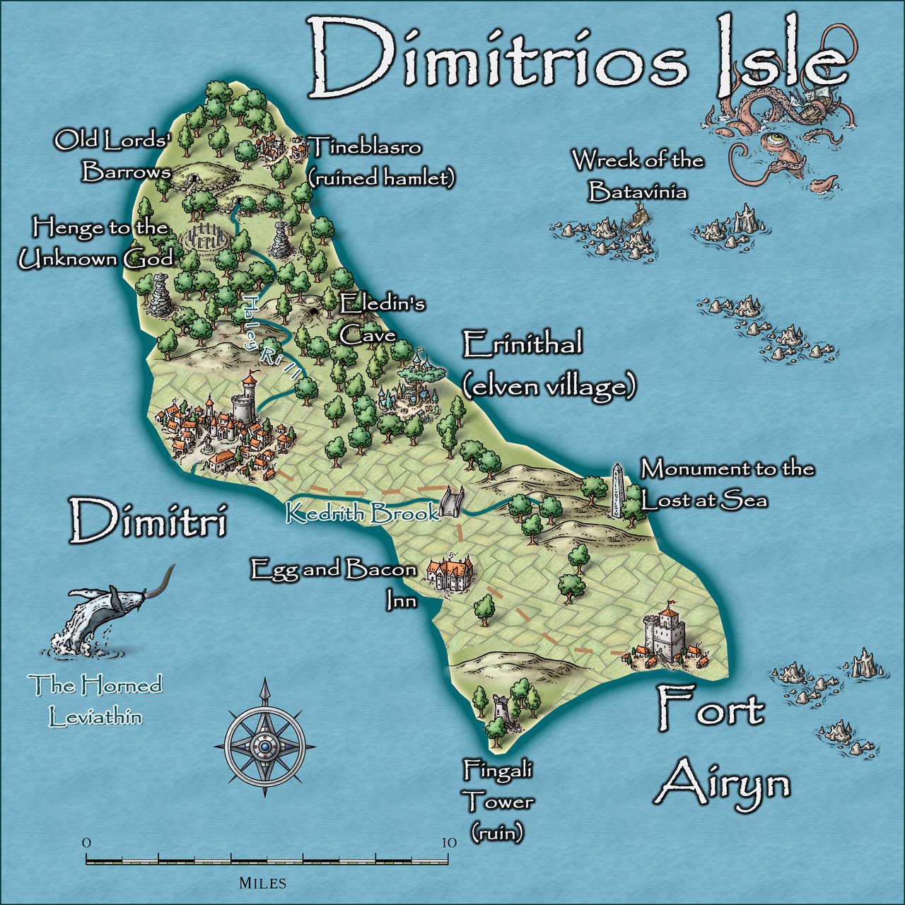 Nibirum Map: dimitrios isle by Quenten Walker